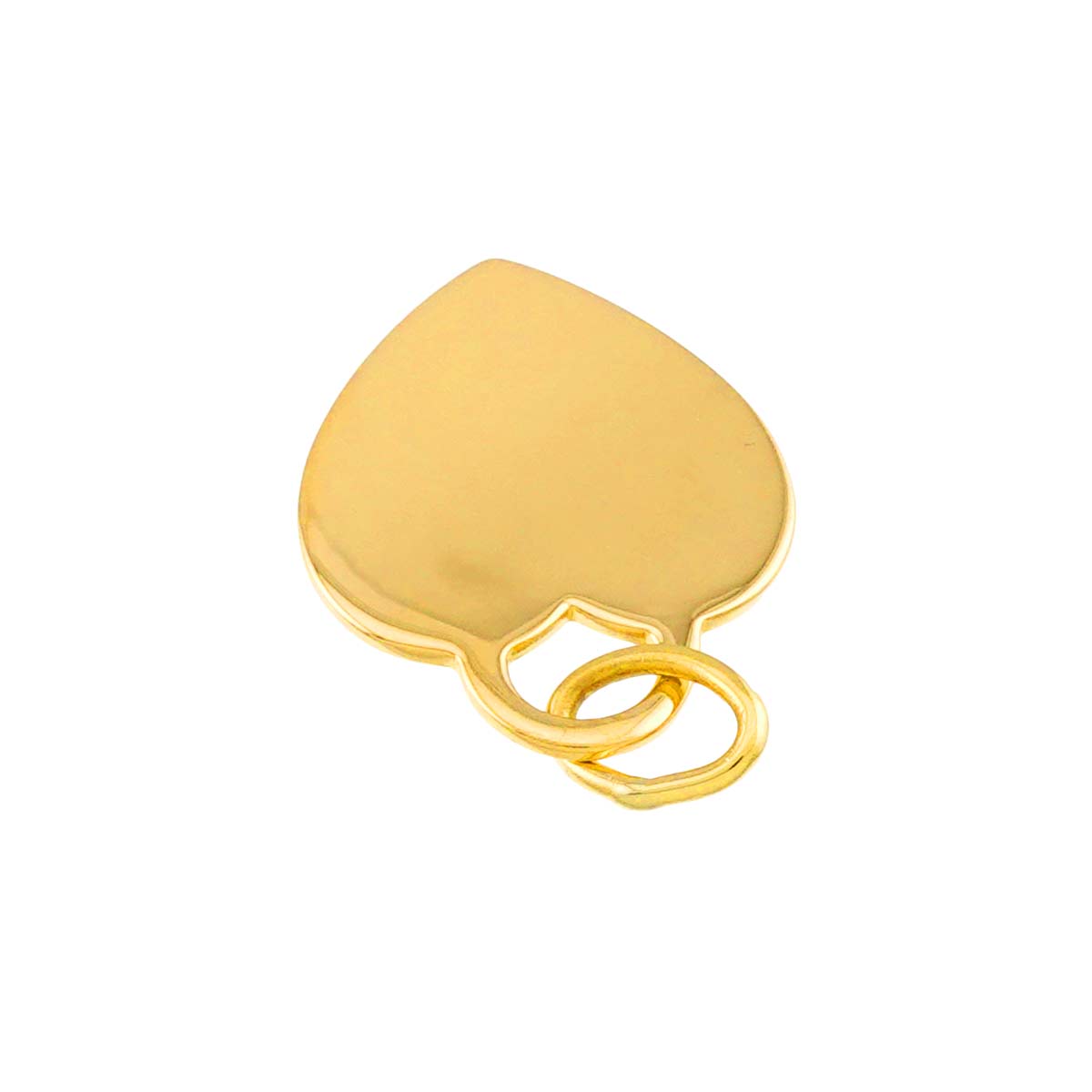 Return to Heart tag Pendant Top 18K Yellow Gold 750