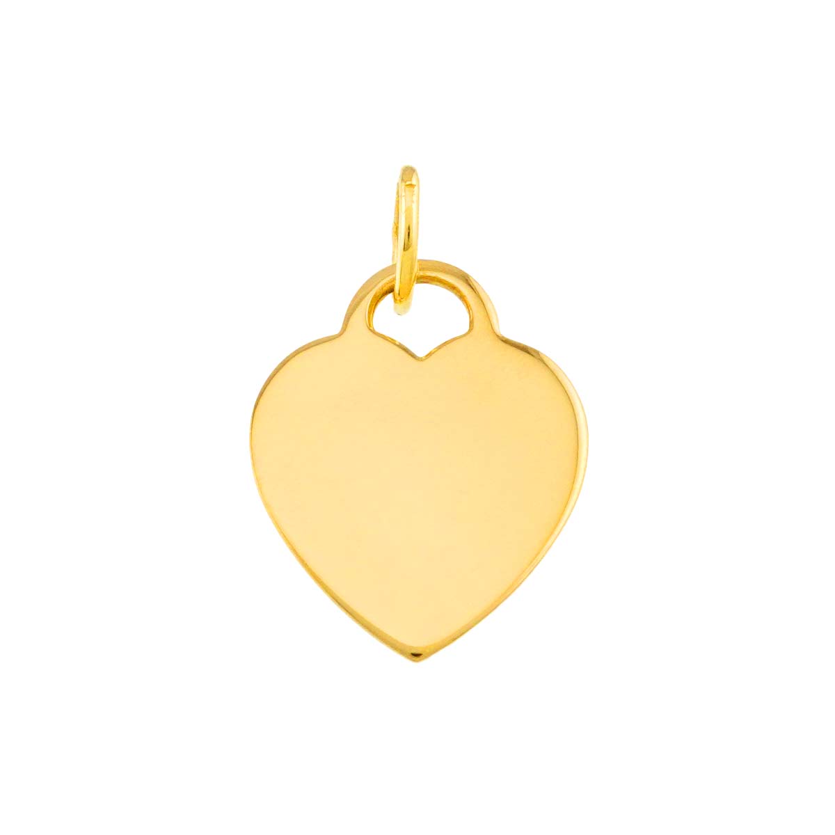 Return to Heart tag Pendant Top 18K Yellow Gold 750
