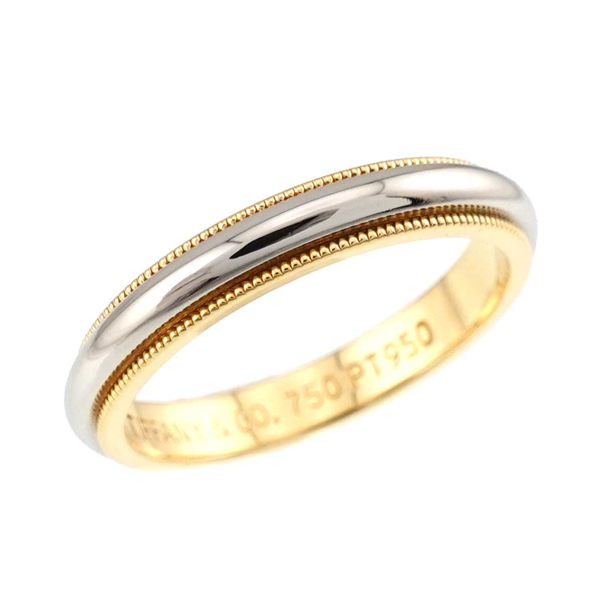 Milgrain Band Ring 18K YG 750 Pt Size7.75-8(US)