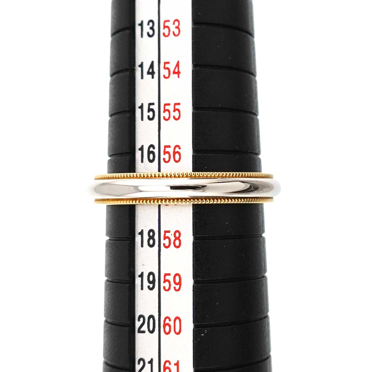 Milgrain Band Ring 18K YG 750 Pt Size7.75-8(US)