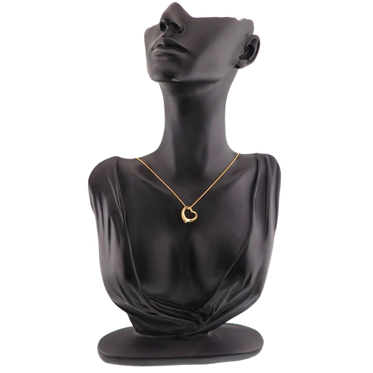 Open Heart Necklace 18K Yellow Gold 750