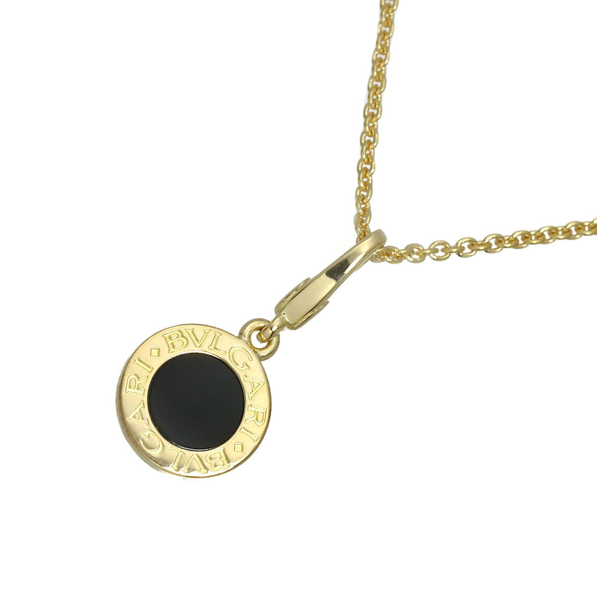 BVLGARIBVLGARI Onyx Necklace 18K YG 750