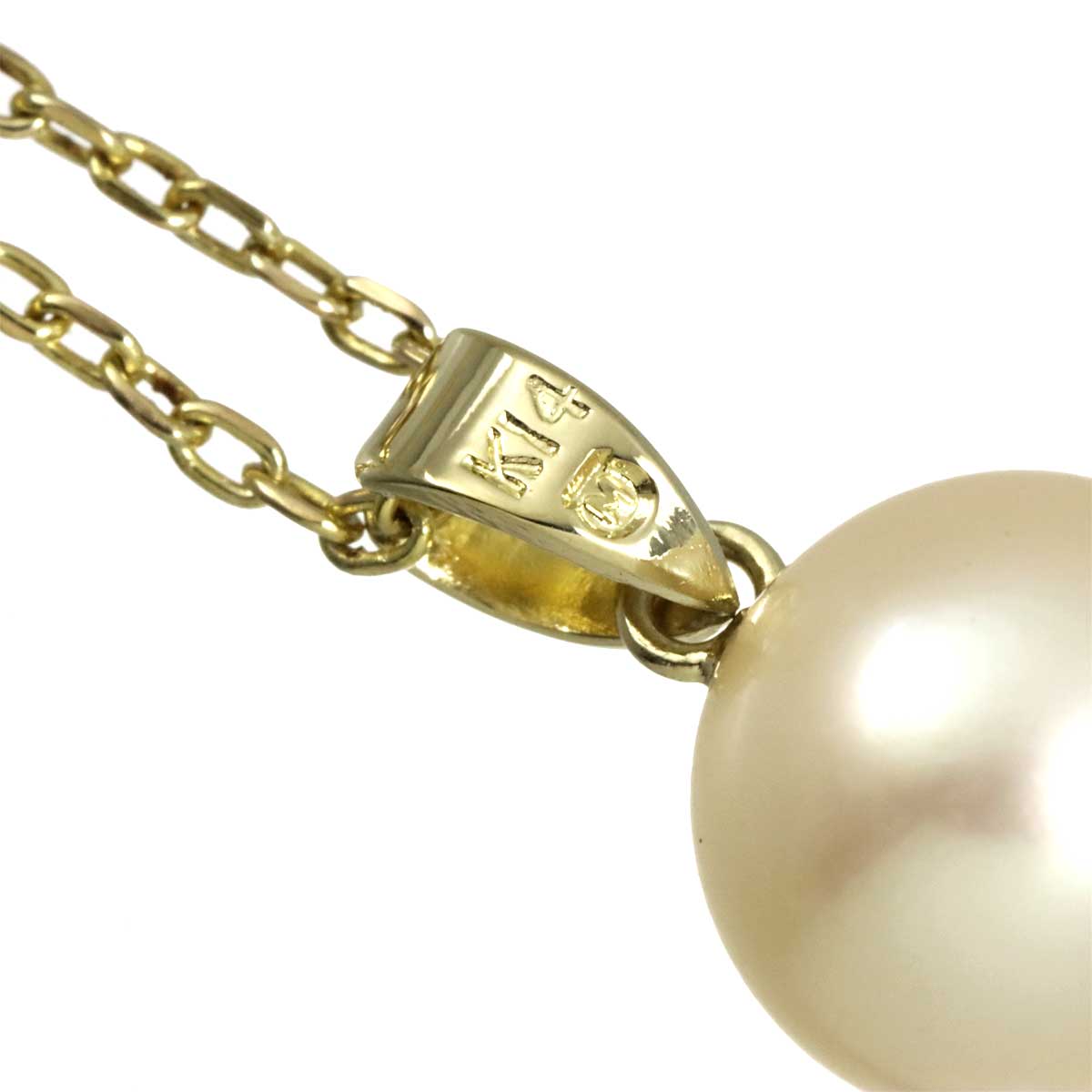 Akoya Pearl 8.7mm Necklace 14K Yellow Gold 585
