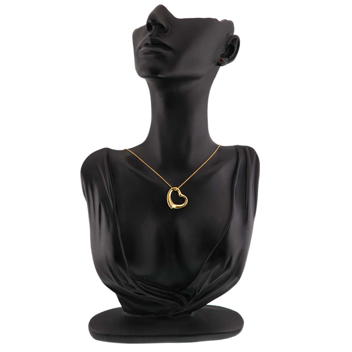 Open Heart Necklace 18K Yellow Gold 750