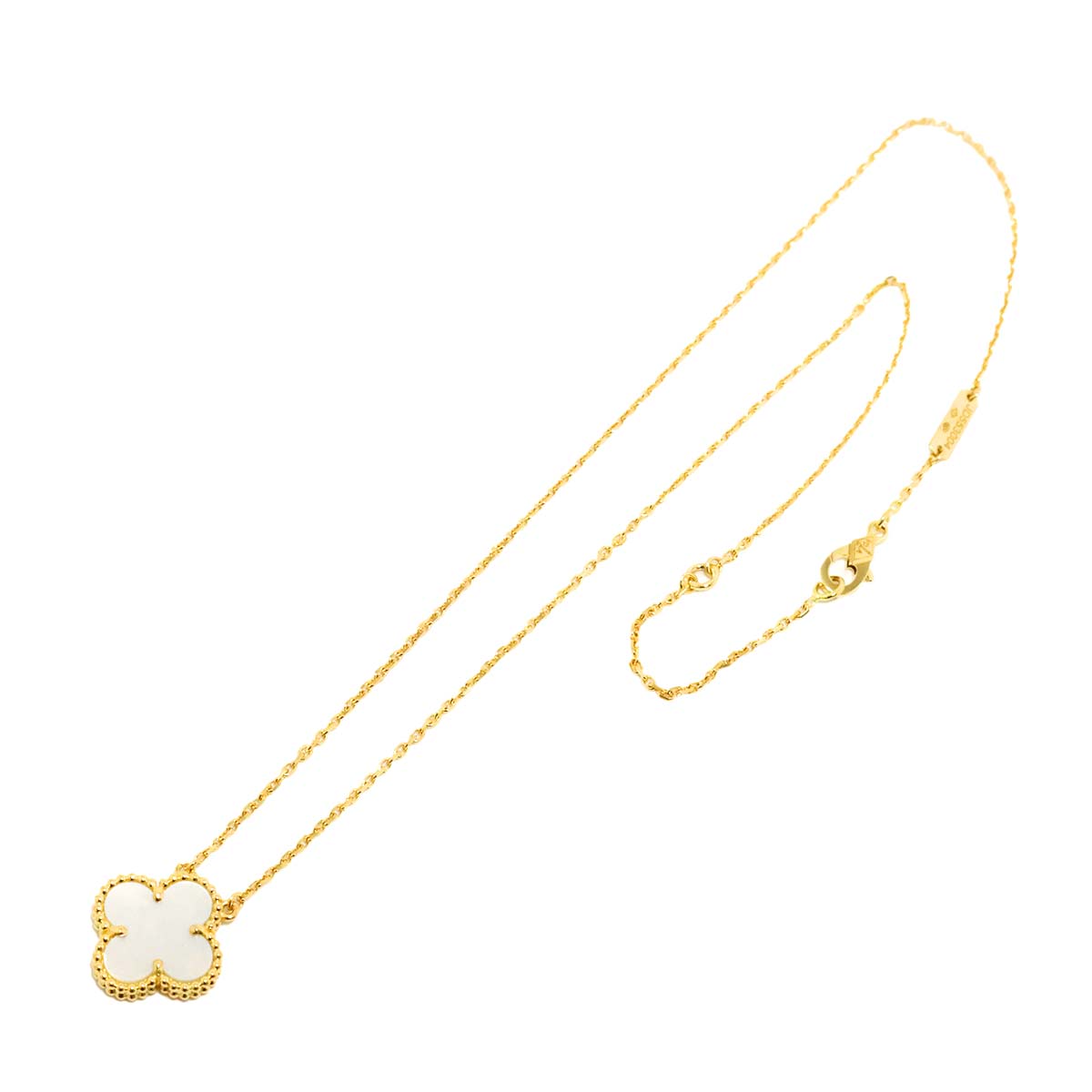 Vintage Alhambra MOP Necklace 18K YG 750