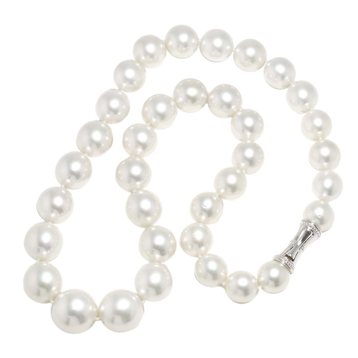 South Sea pearl 14.7-10.7mm Necklace SV Silver 925