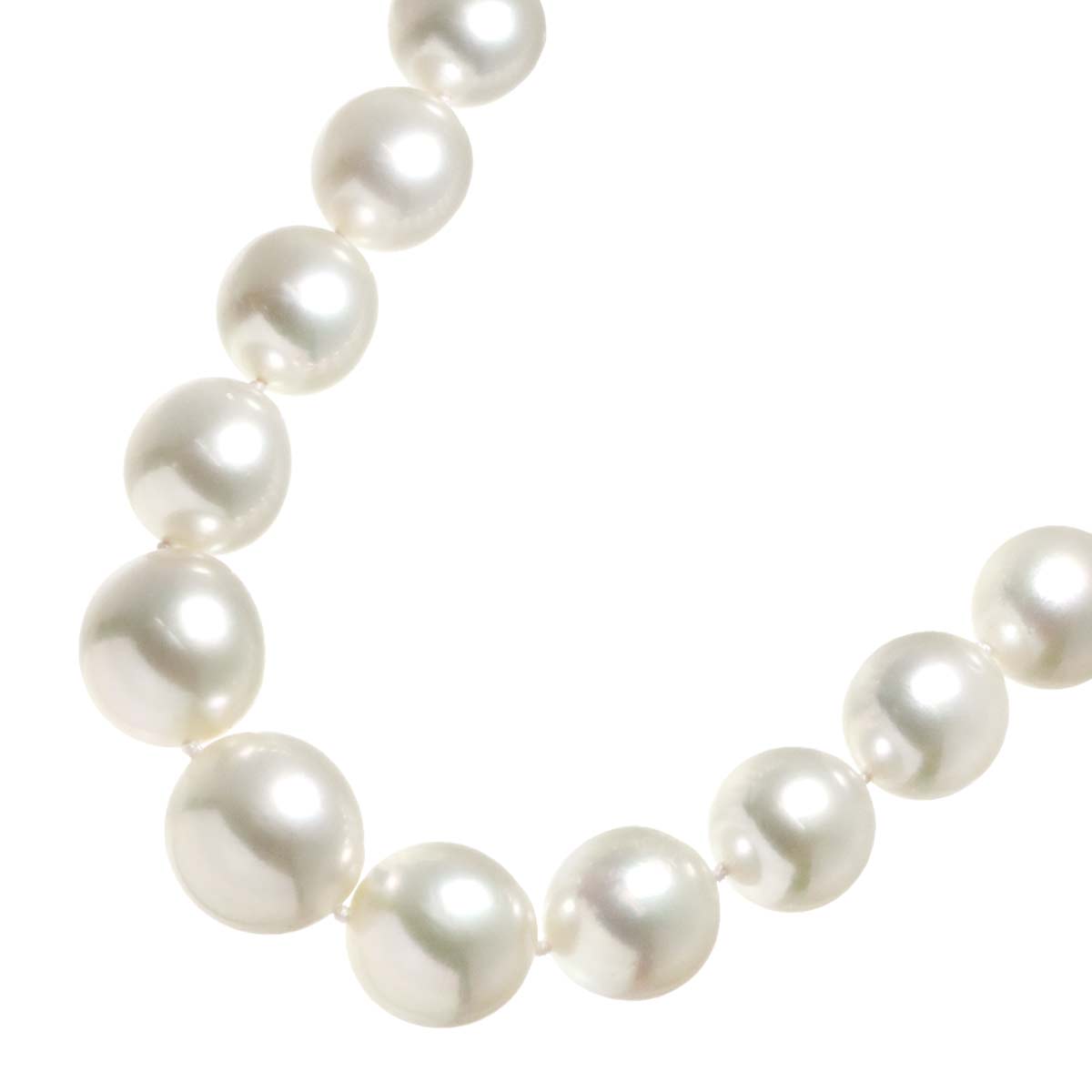 South Sea pearl 14.7-10.7mm Necklace SV Silver 925