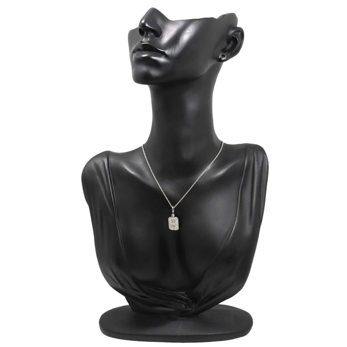 HW Logo Diamond Necklace Pt