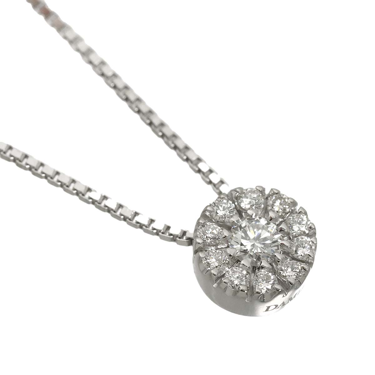 MARGHERITA Diamond Necklace 18K WG 750