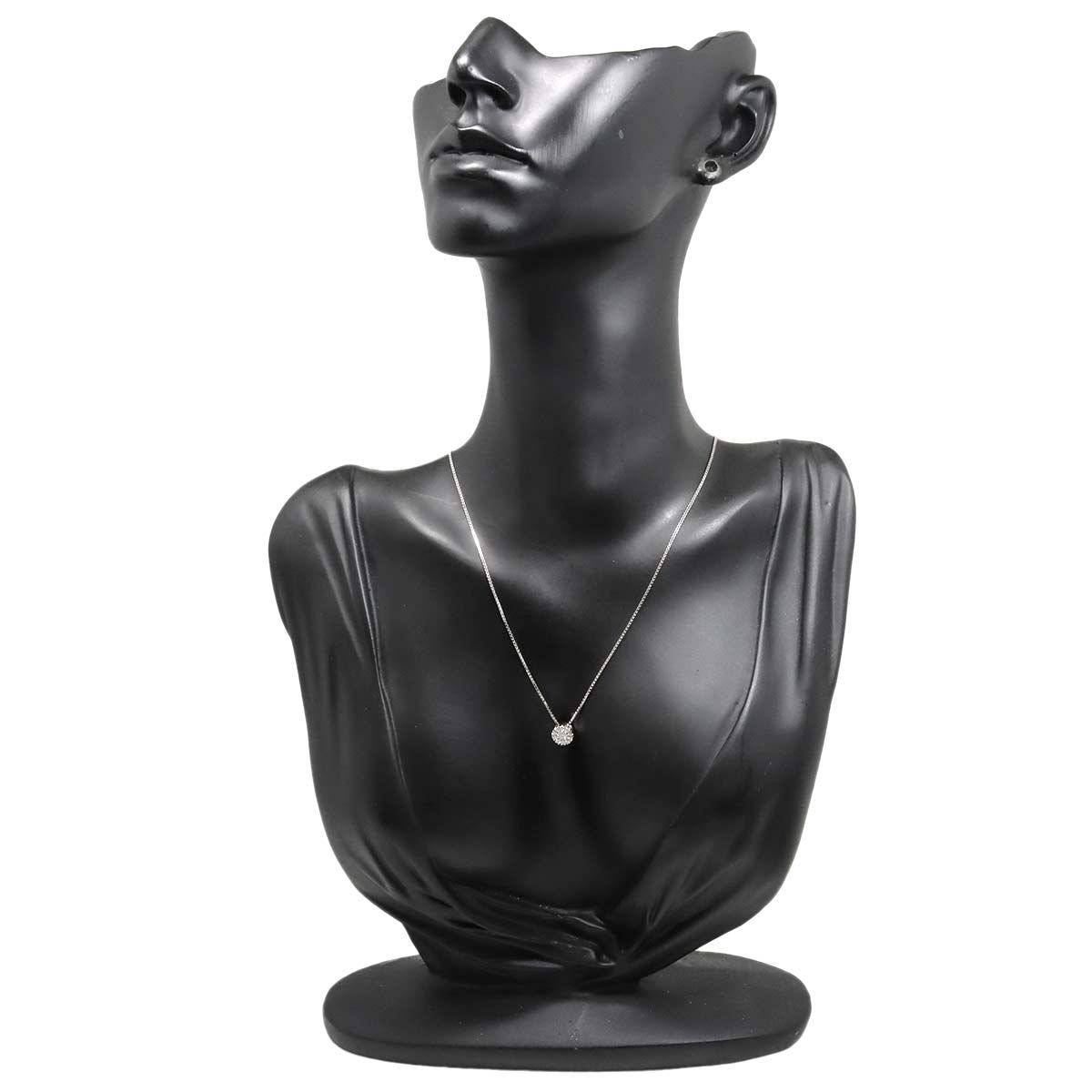 MARGHERITA Diamond Necklace 18K WG 750