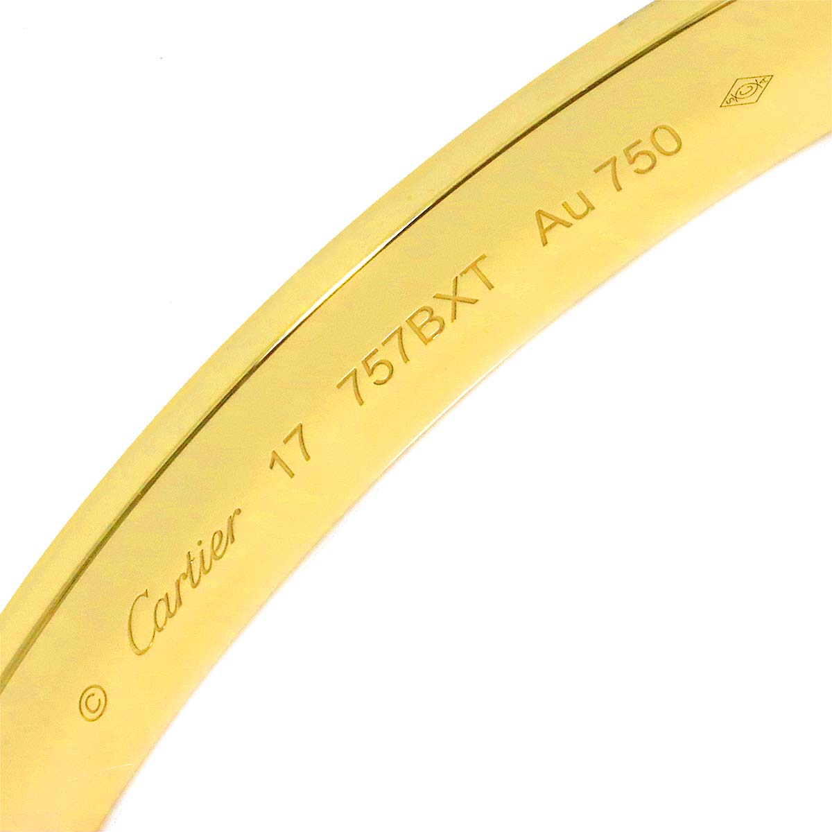 Love Bracelet 18K Yellow Gold 750 Size17