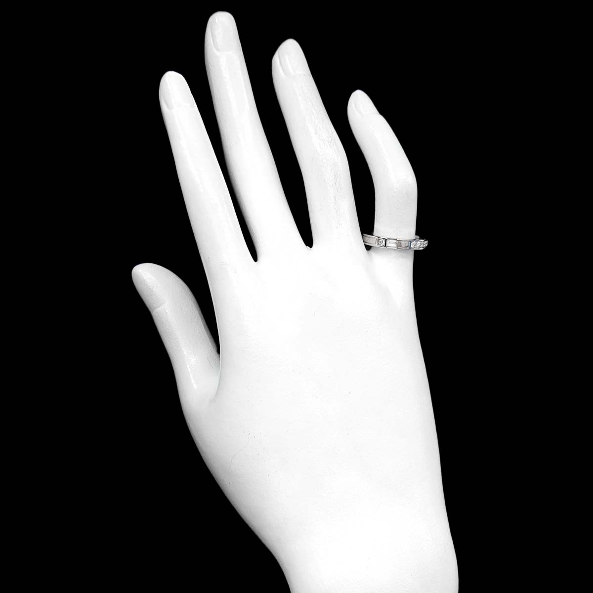 Traffic Diamond Ring Pt Platinum size4.5(US)
