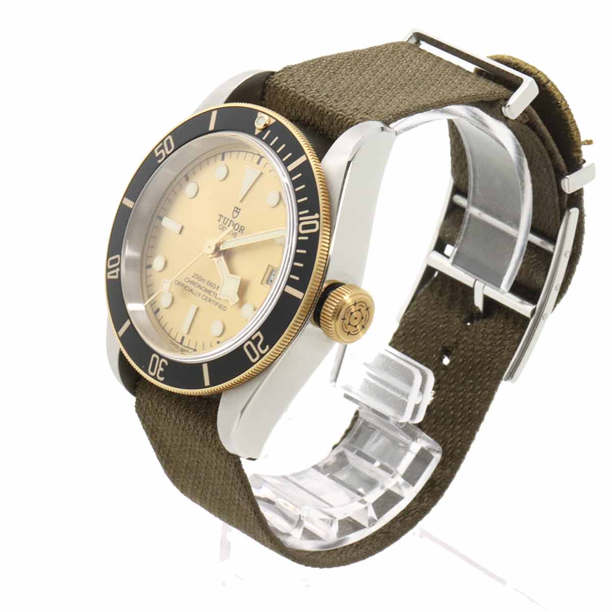 Heritage Black Bay 79733N Automatic Gold Dial Mens Watch