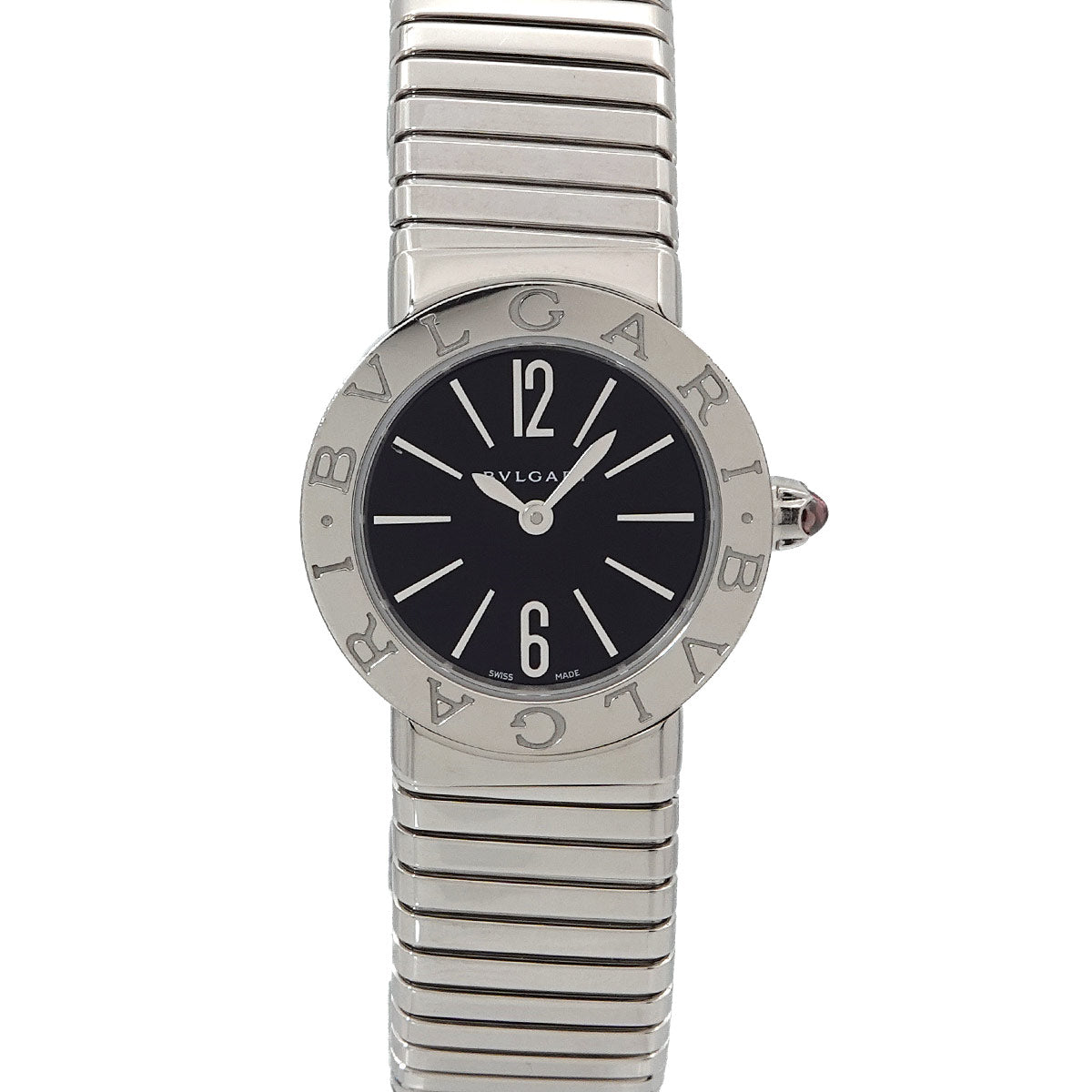 BVLGARIBVLGARI Tubogas BBL262TS Quartz Black Dial Ladies