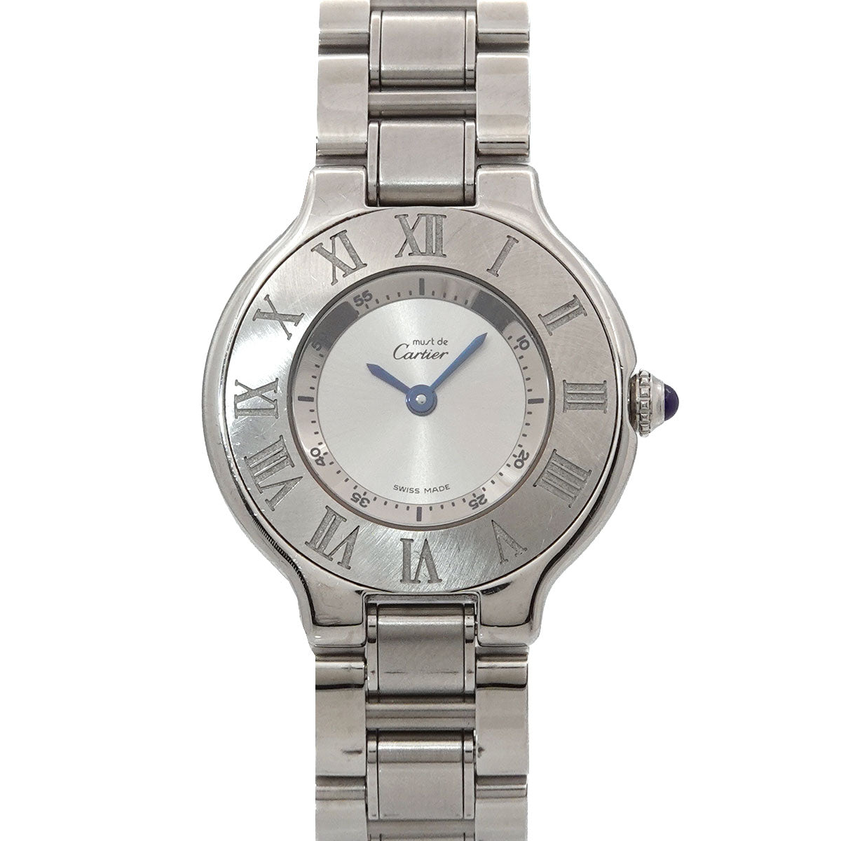 Must 21 W10109T2 Quartz Silver Dial Ladies Watch