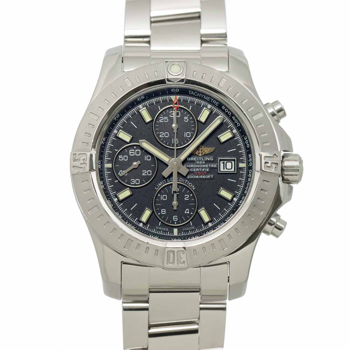 Colt A13388 Chronograph Date Black Dial Mens Watch