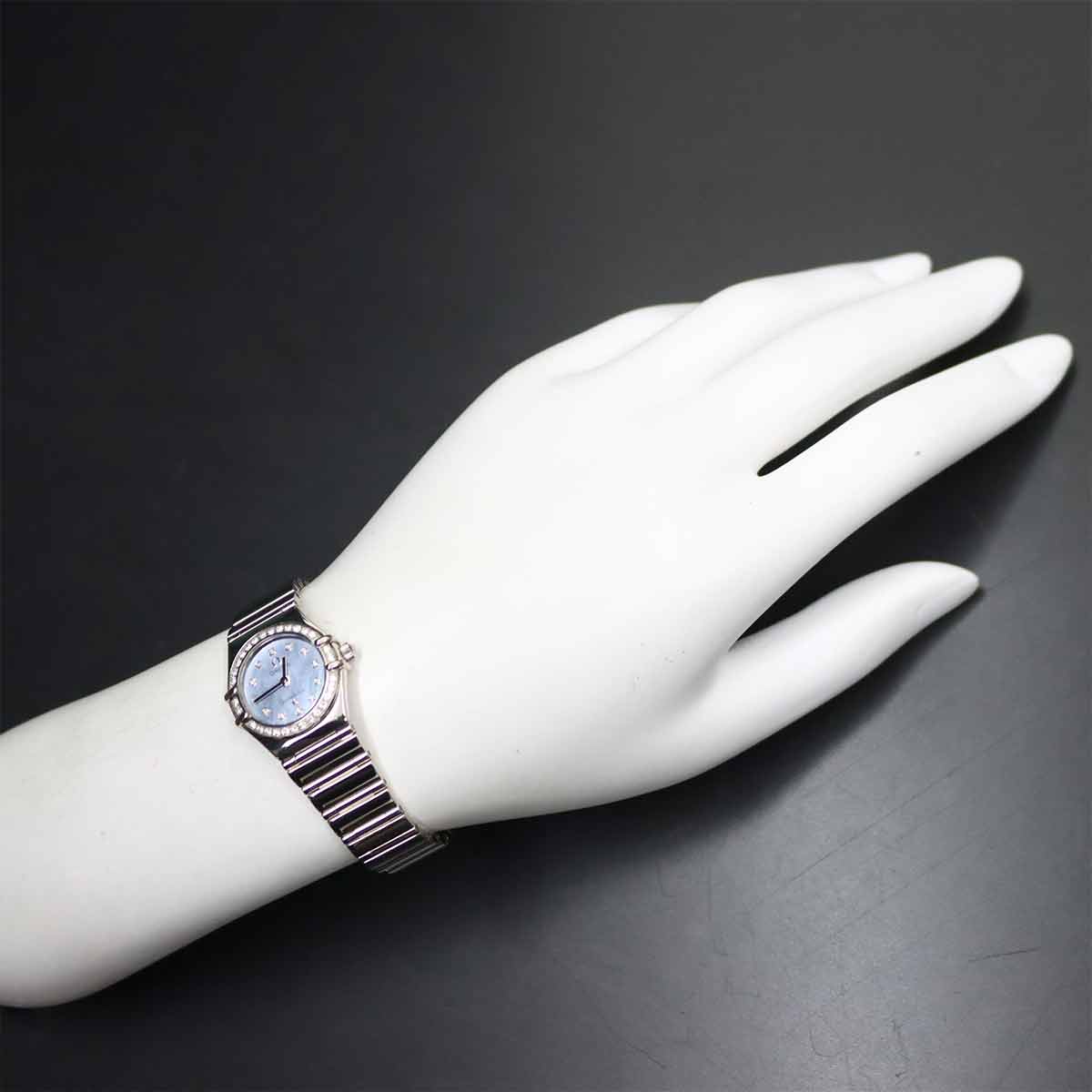 Constellation My Choice 1165 77 750 WG Quartz Bezel Diamond
