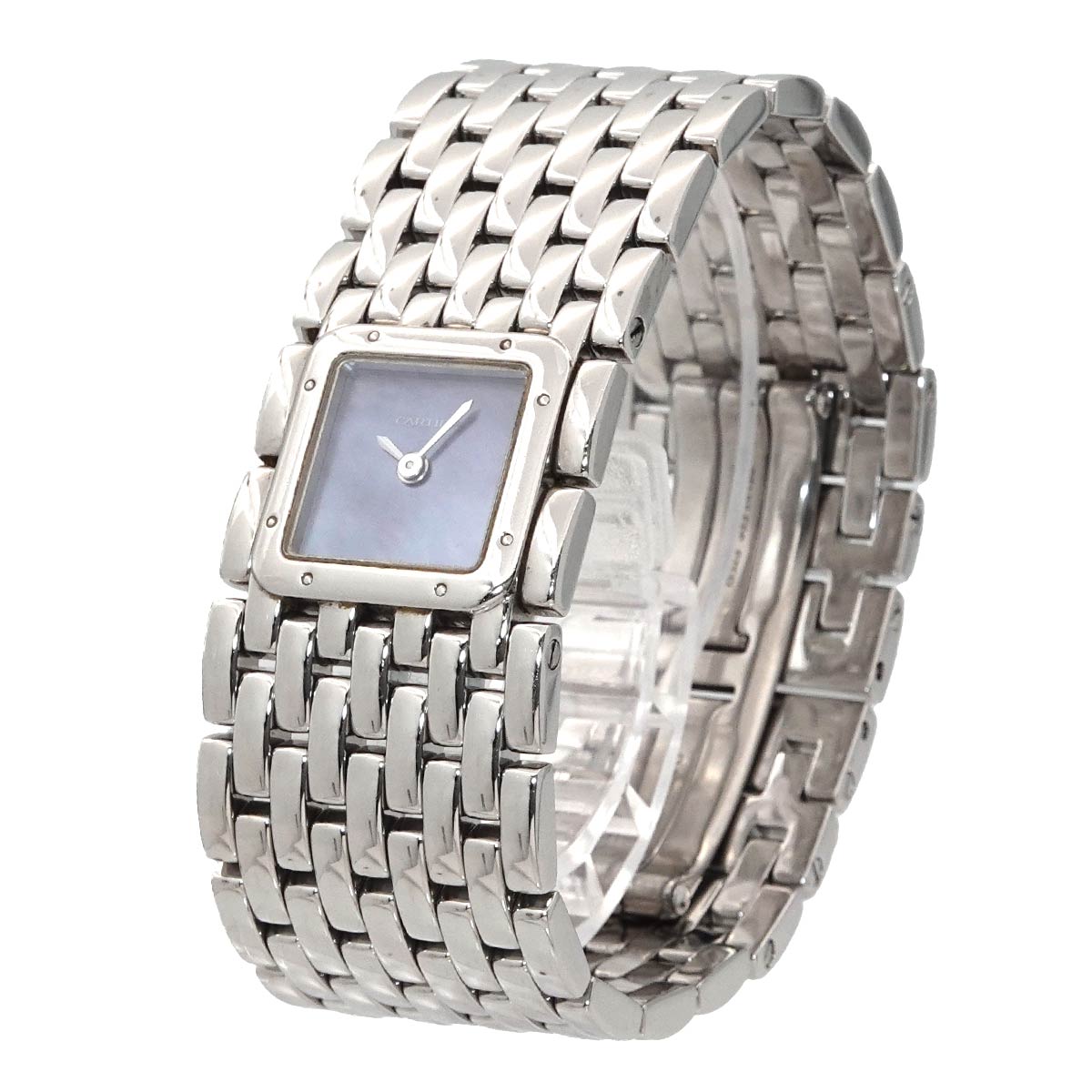 Panthere Ruban W61002T9 Quartz Blue Shell Dial Ladies Watch