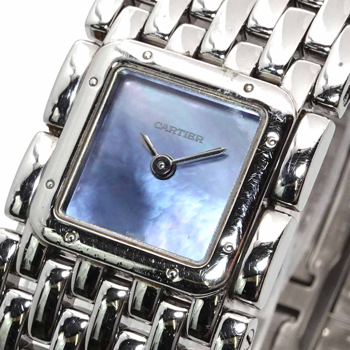 Panthere Ruban W61002T9 Quartz Blue Shell Dial Ladies Watch