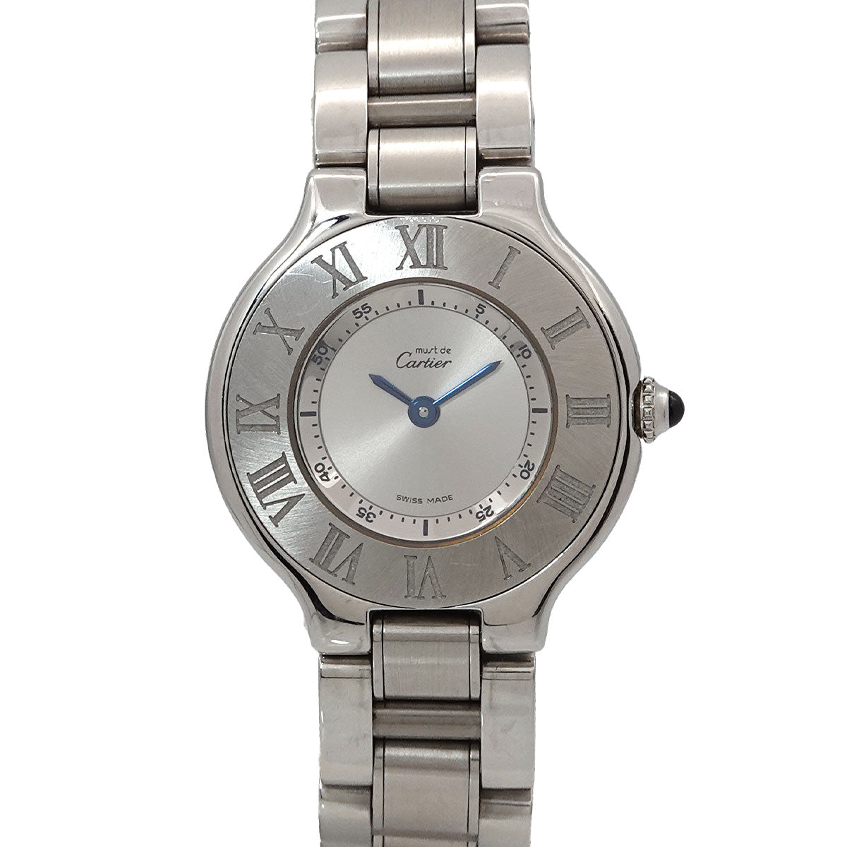 Must 21 W10109T2 Quartz Silver Dial Ladies Watch