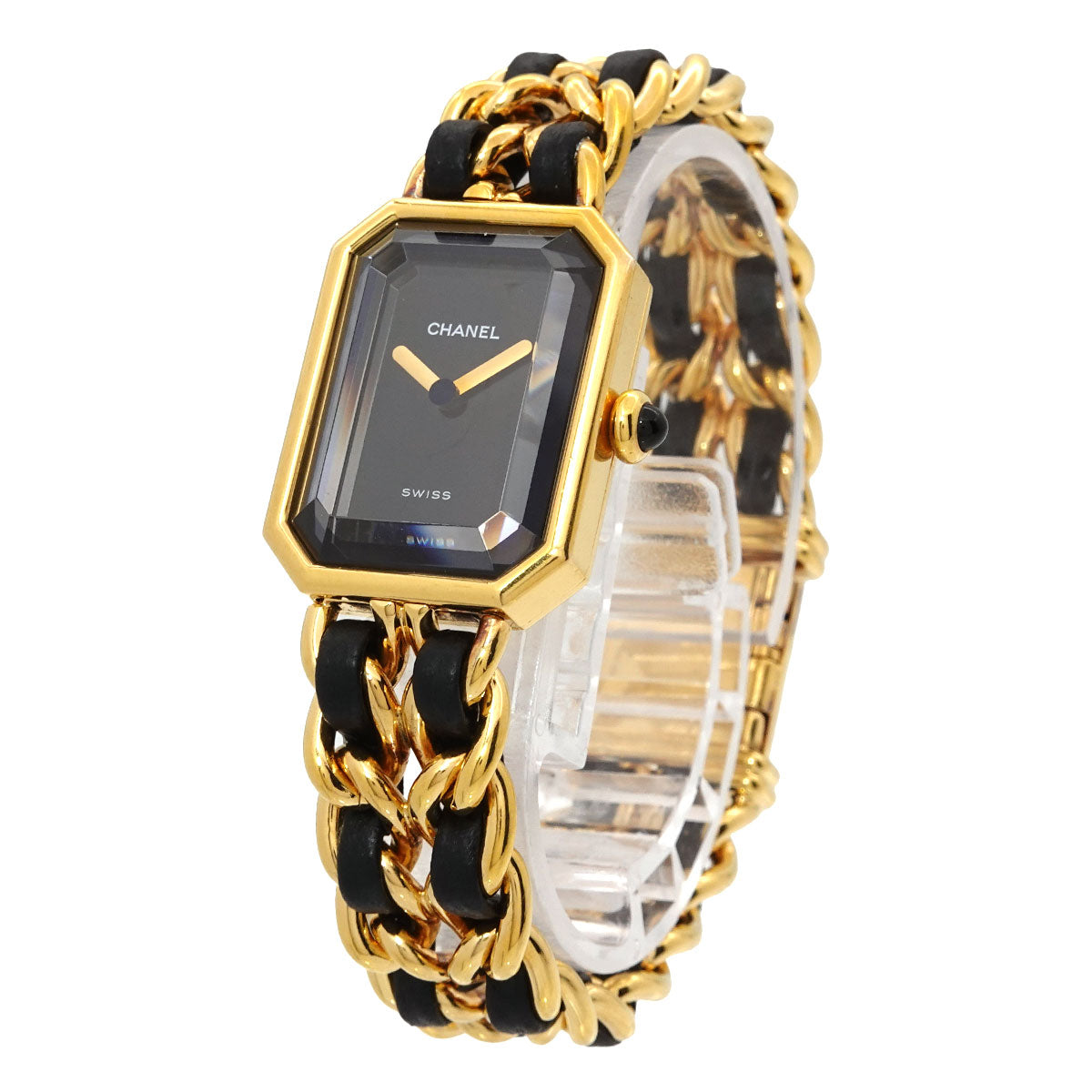 Premiere Size M H0001 Vintage Quartz Black Dial Ladies Watch