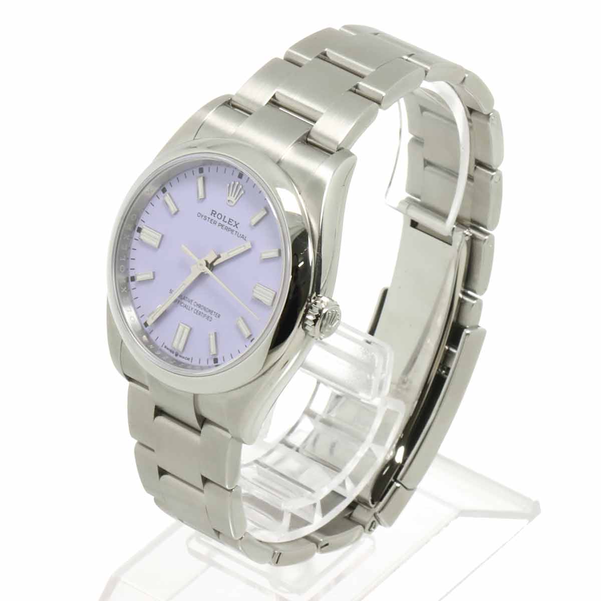 Oyster Perpetual 126000 Automatic lavender Dial Mens Watch