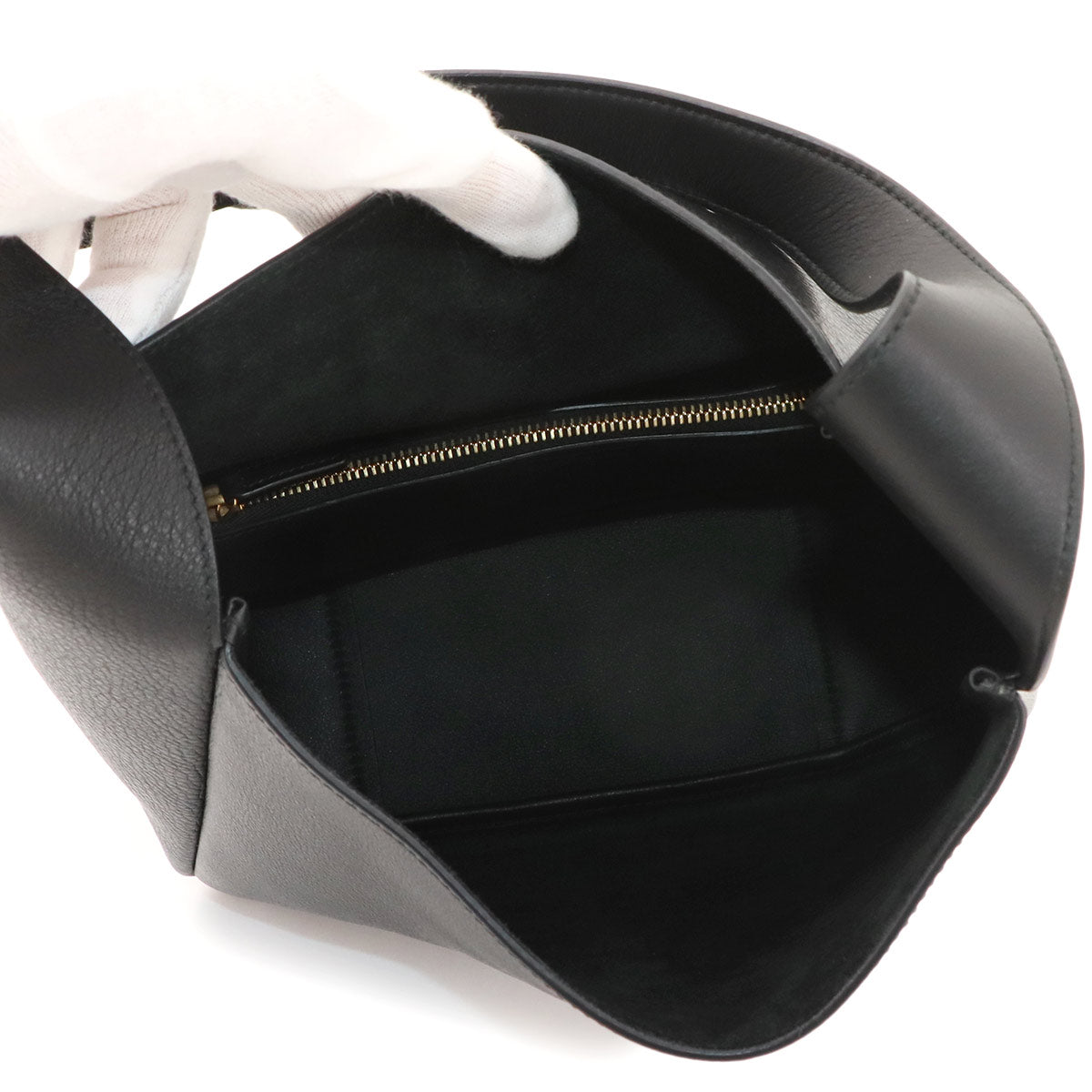 LE 5 A 7 Small Shoulder Bag Leather Black 713938