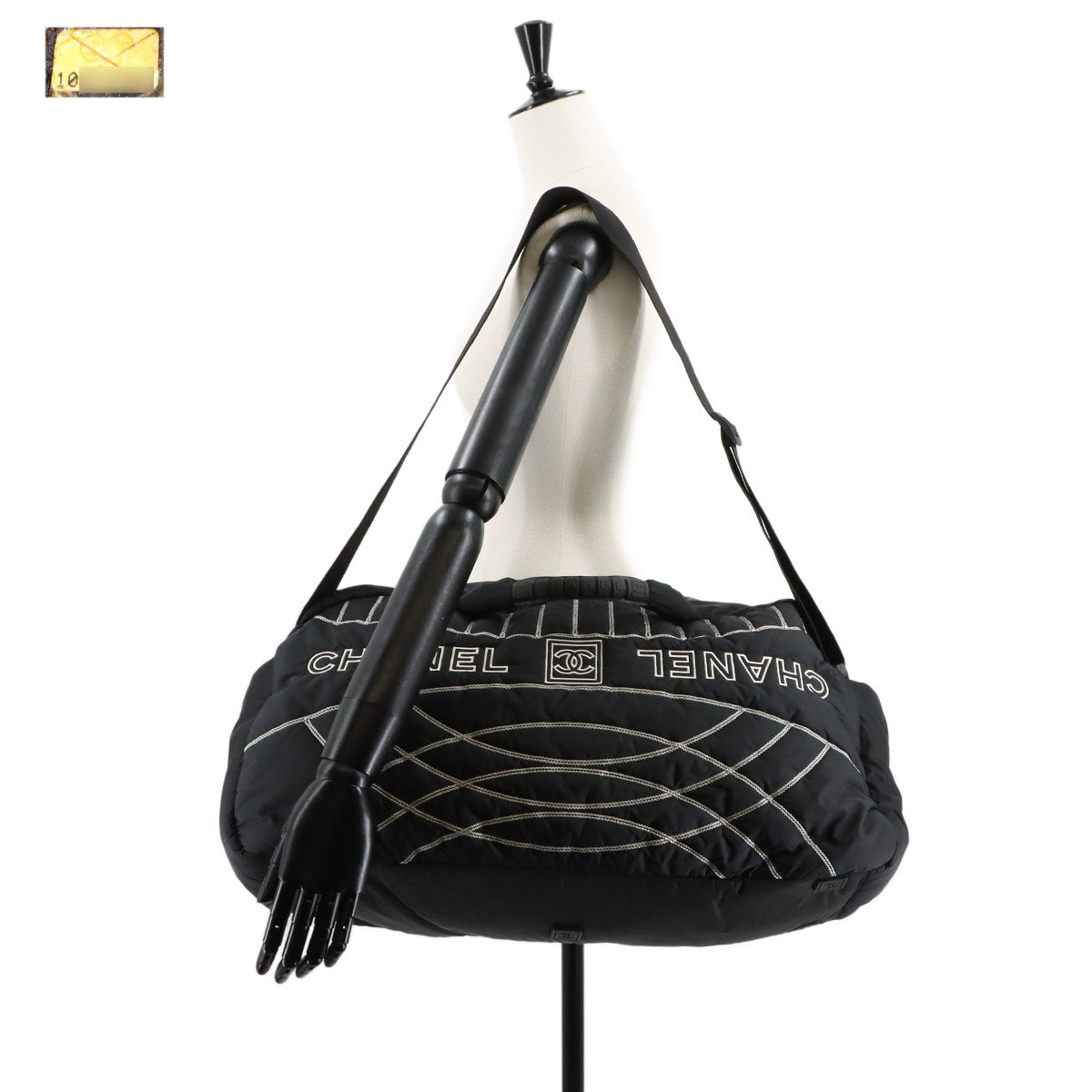 Sports Line Boston Shoulder Bag Nylon Black Purse