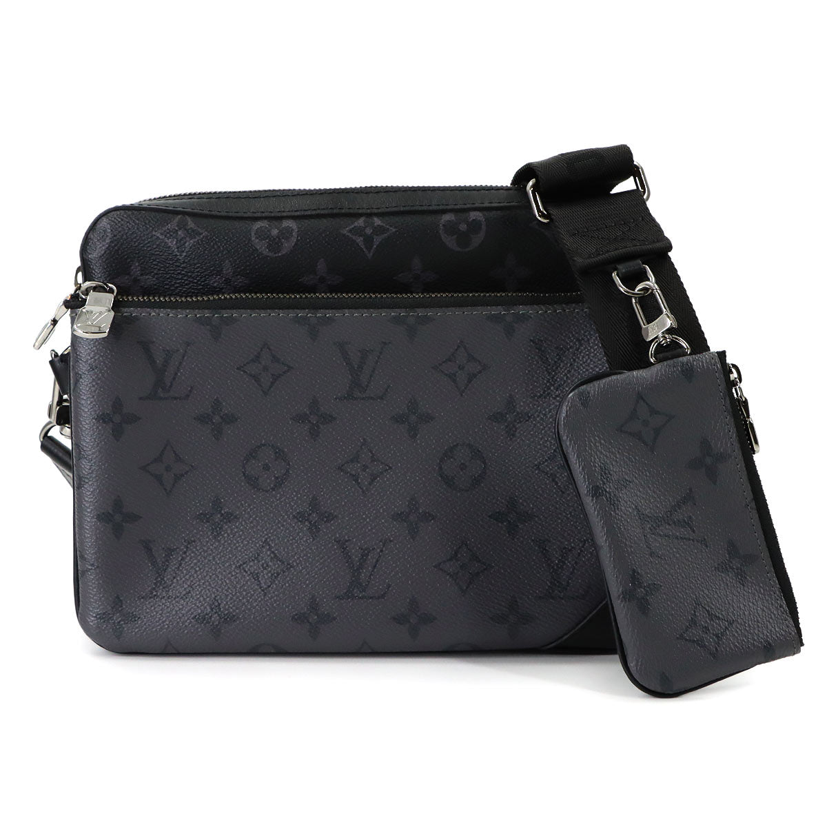 Monogram Eclipse Trio Messenger Shoulder Bag M69443 Purse