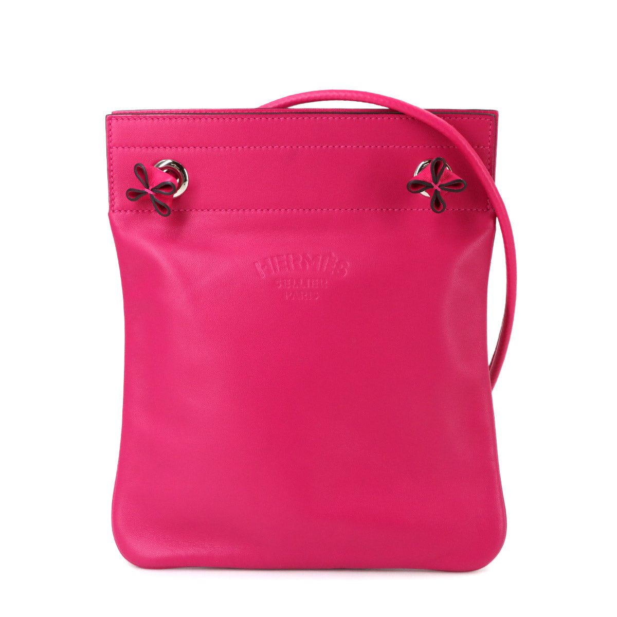 Aline Mini Shoulder Bag Veau Swift Rose Mexicoe Purse