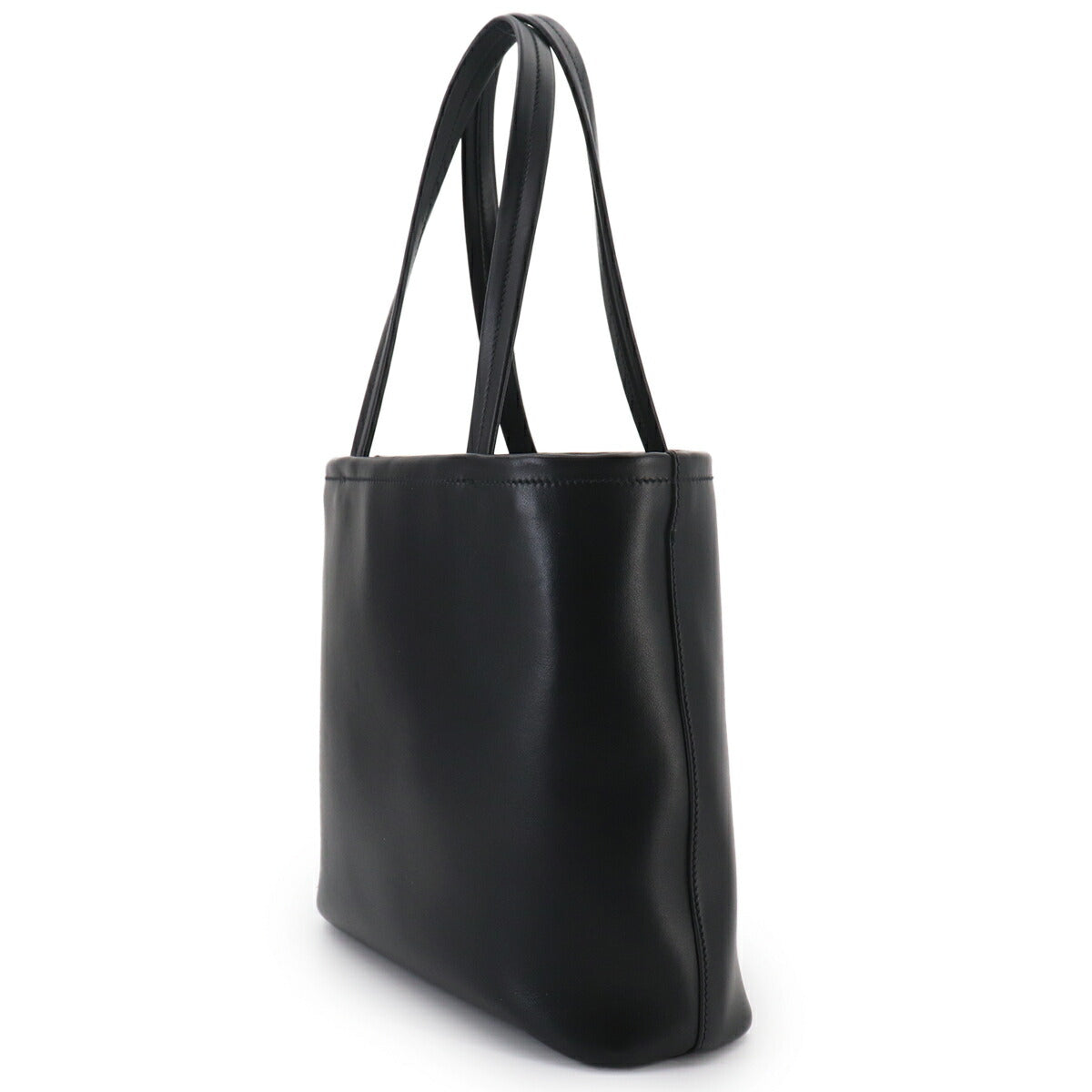 2way Tote Shoulder Bag Leather Nero Black 1BG507 Purse