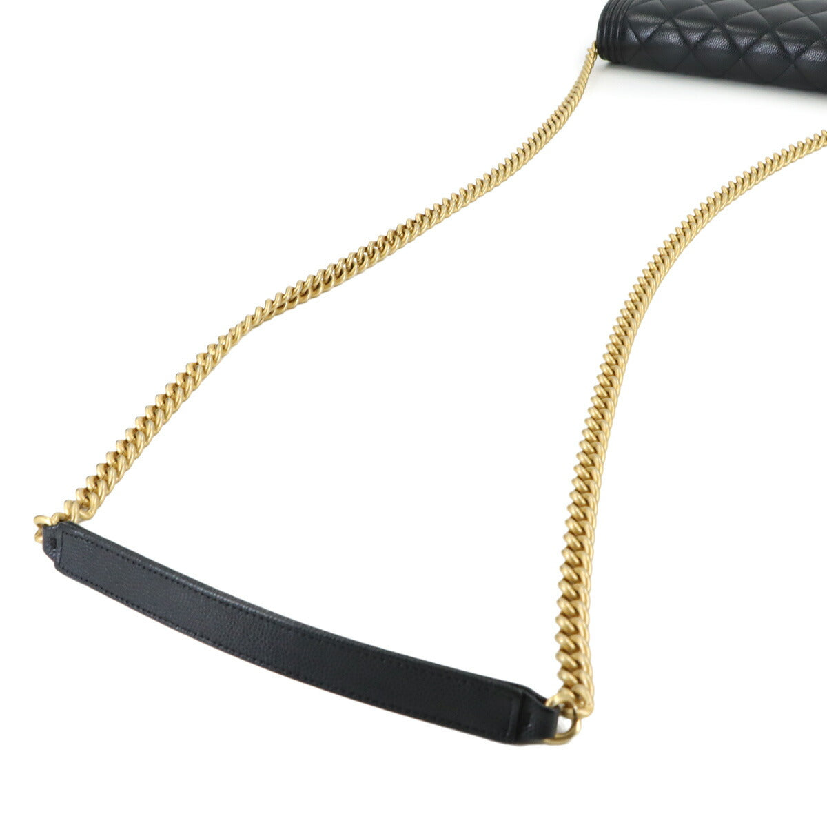 Boychanel Chain Long Wallet Leather Black AP1117 Purse
