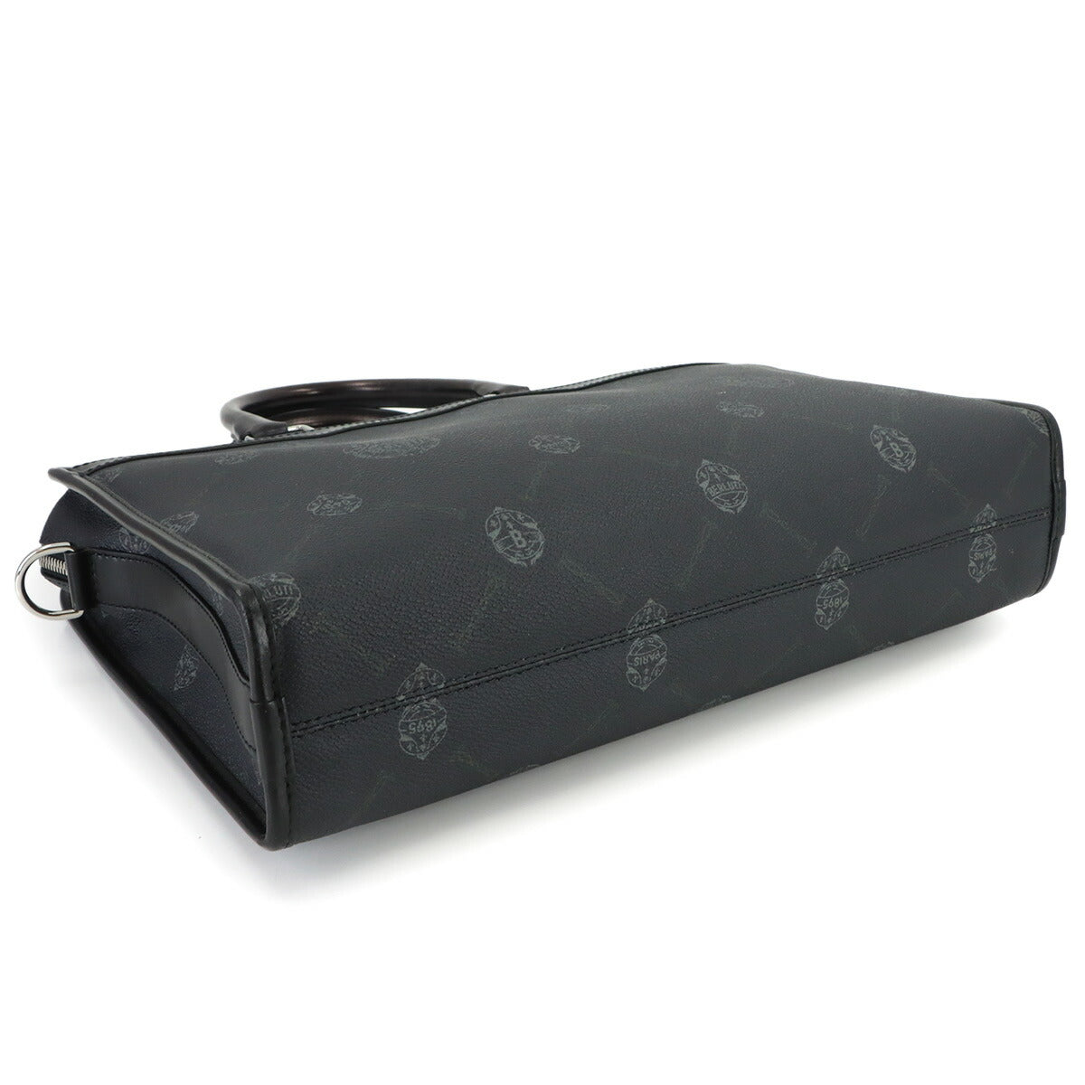 Journey Briefcase Business Bag PVC Leather Black Purse