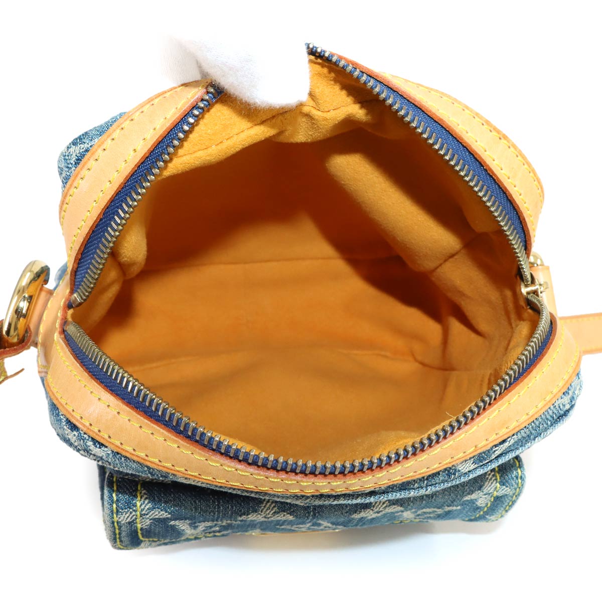 Monogram Denim Camera Bag Shoulder Bag Blue M95348 Purse
