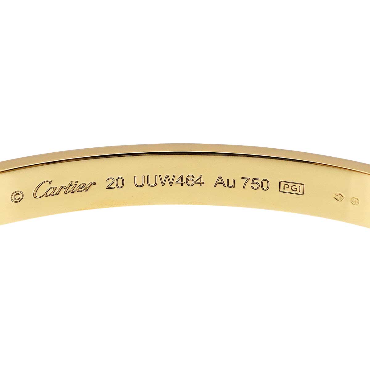 Love Bracelet Open 18K Yellow Gold 750 Size20