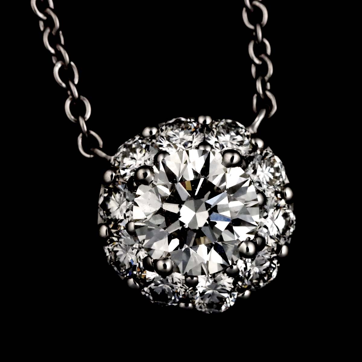 Icon Diamond 0.50ct F/VS1/3EX Necklace 18K WG 750