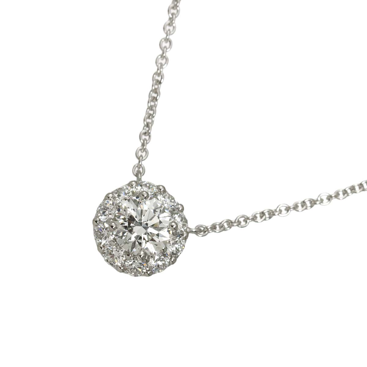 Icon Diamond 0.50ct F/VS1/3EX Necklace 18K WG 750