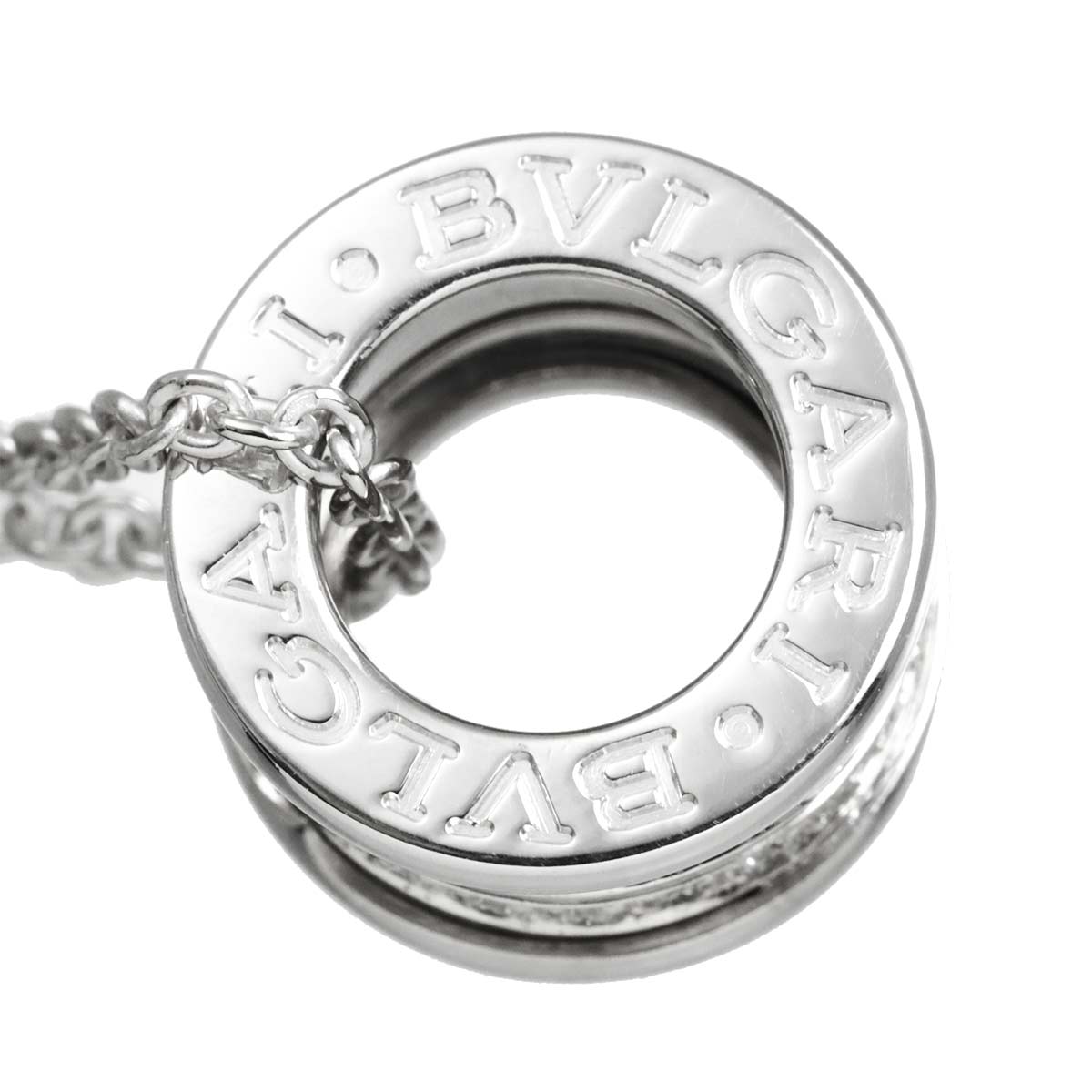 B-ZERO1 Diamond Necklace 18K WG White Gold 750