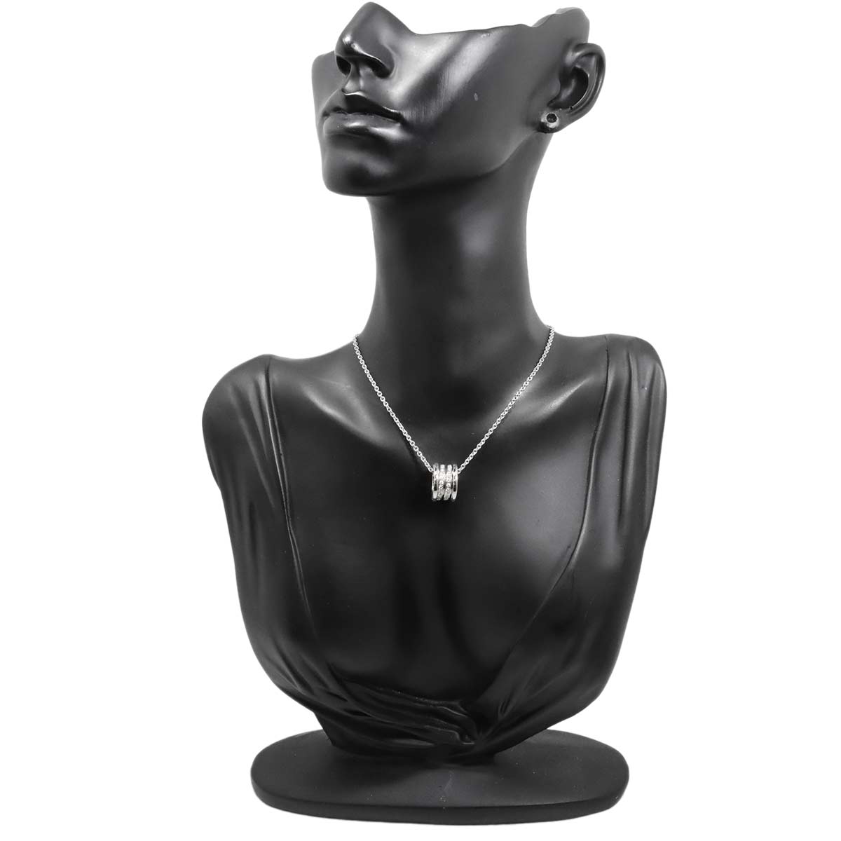 B-ZERO1 Diamond Necklace 18K WG White Gold 750