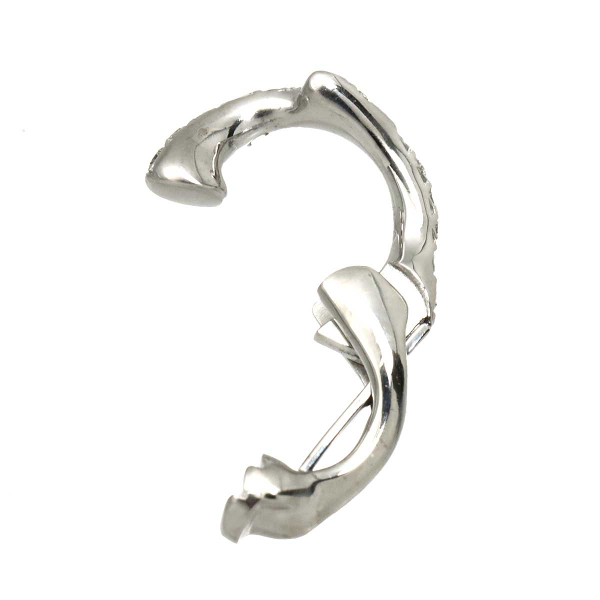 Diamond Earring Clip-on 18K WG 750 One Piece only