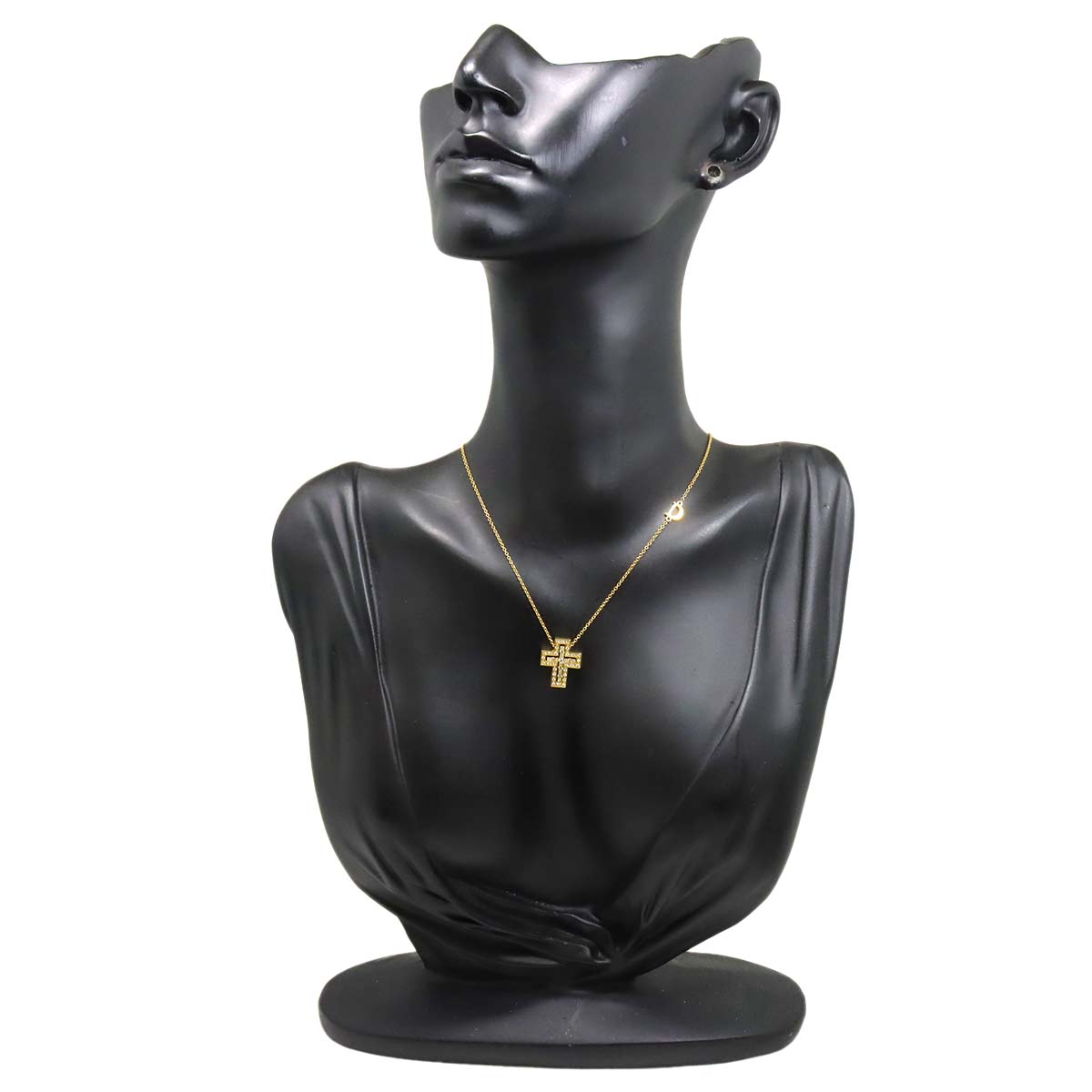 Belle Epoque XXS Diamond Cross Necklace 18K YG 750