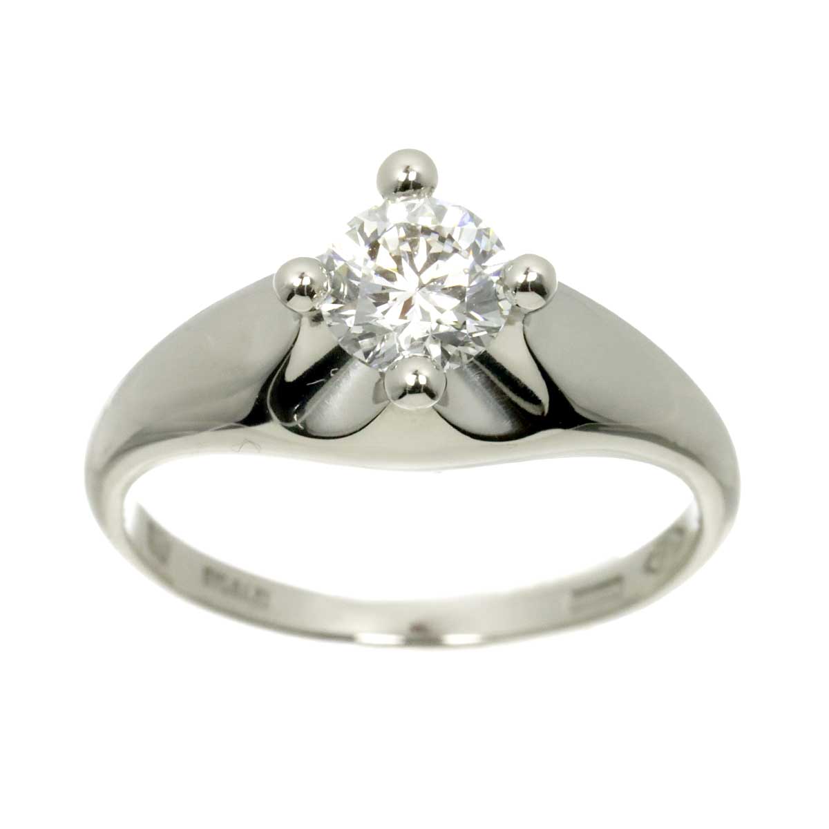 Corona Diamond 0.553ct F/VS1 Ring Platinum size4.75-5(US)