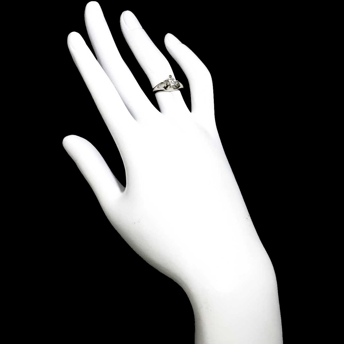 Corona Diamond 0.553ct F/VS1 Ring Platinum size4.75-5(US)