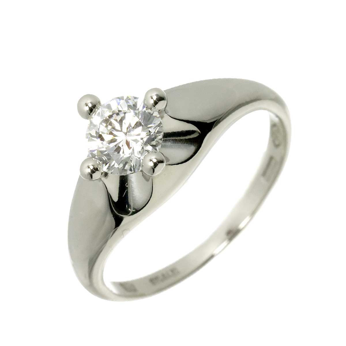 Corona Diamond 0.553ct F/VS1 Ring Platinum size4.75-5(US)
