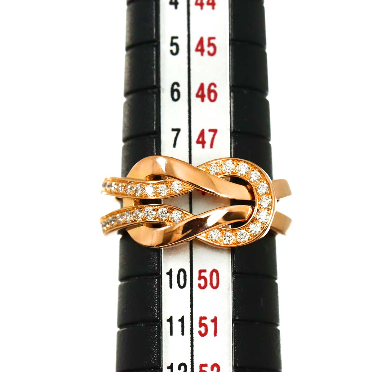 Chance Infinie Diamond MM Ring 18K Pink Gold Size48 4.5(US)