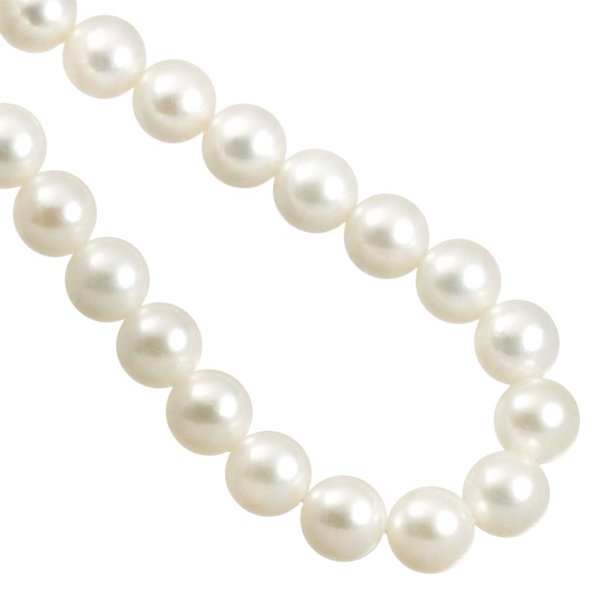 Akoya Pearl 6.4-6.0mm Necklace 18K Yellow Gold 750