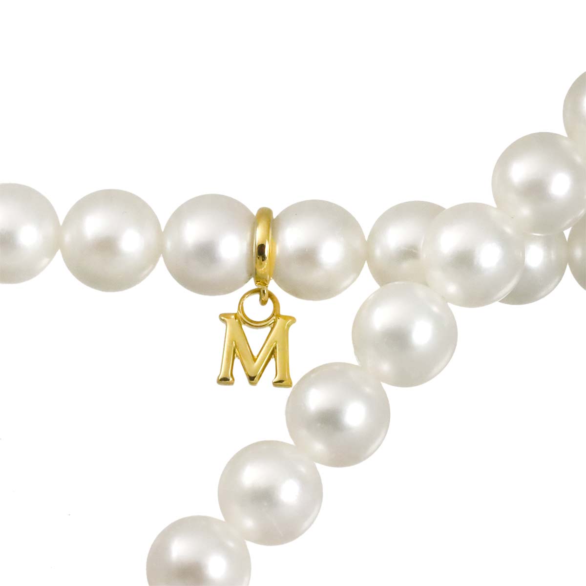 Akoya Pearl 6.4-6.0mm Necklace 18K Yellow Gold 750