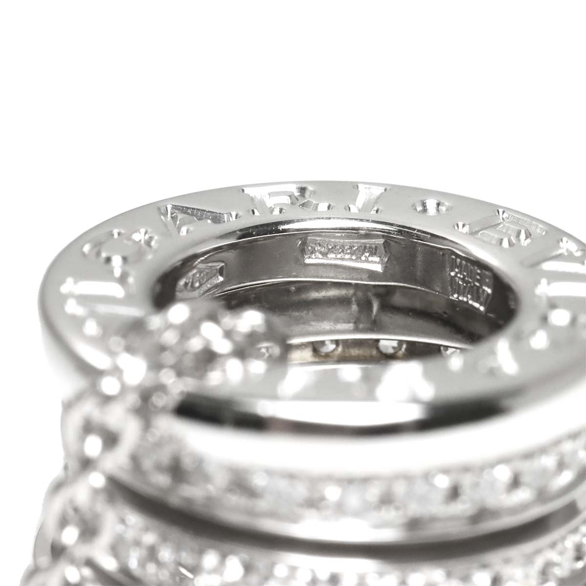 B-ZERO1 Diamond Necklace 18K WG White Gold 750