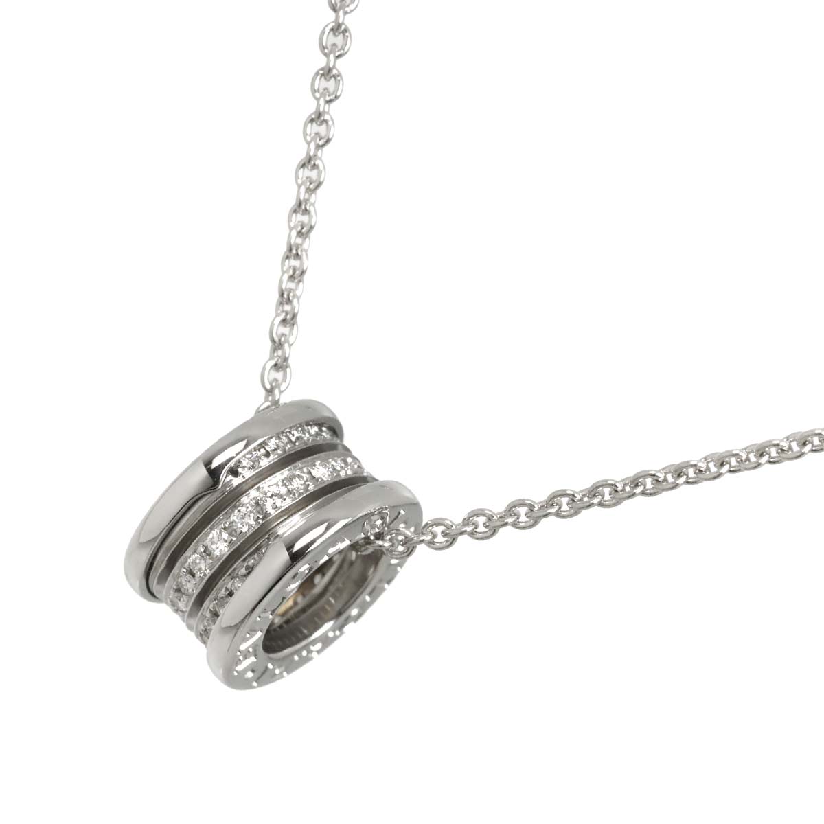 B-ZERO1 Diamond Necklace 18K WG White Gold 750