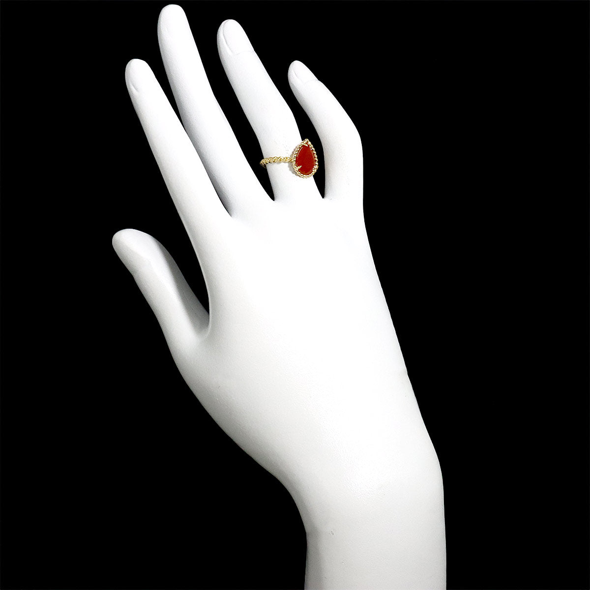 Serpent Boheme Carnelian SM Ring 18K YG 750 Size50 5.25(US)